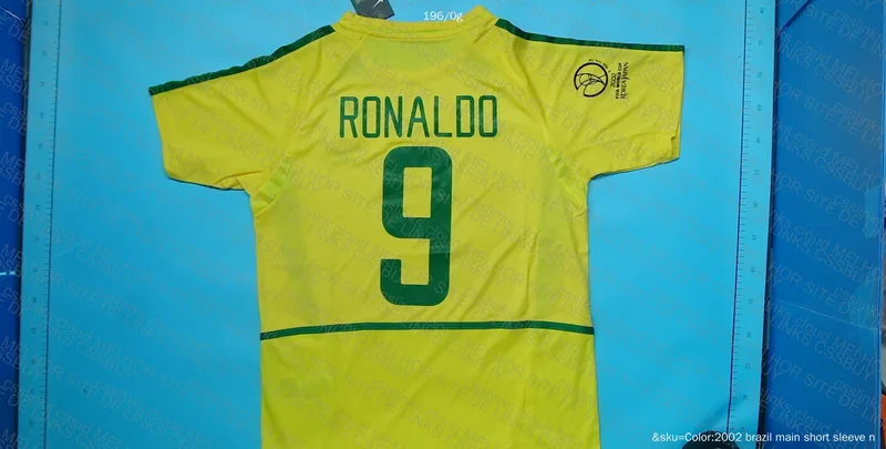 Brazil 2002 Ronaldo Jersey 2