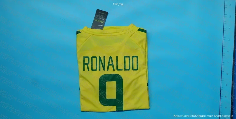 Brazil 2002 Ronaldo Jersey 3