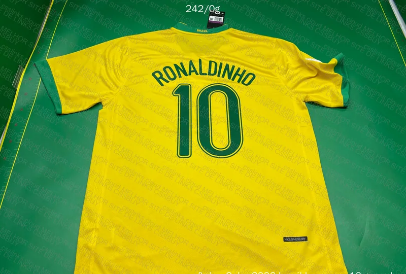 Brazil 2006 Ronaldinho Jersey