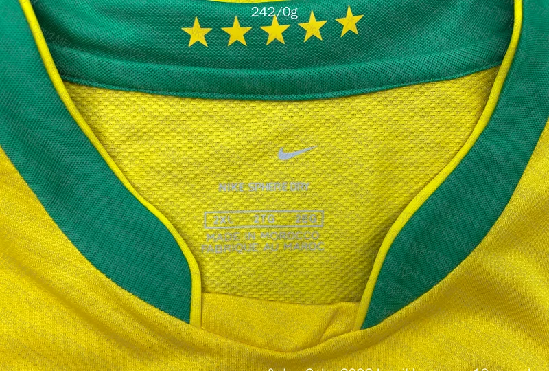 Brazil 2006 Ronaldinho Jersey 5