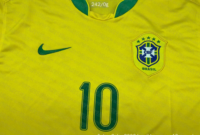 Brazil 2006 Ronaldinho Jersey 6