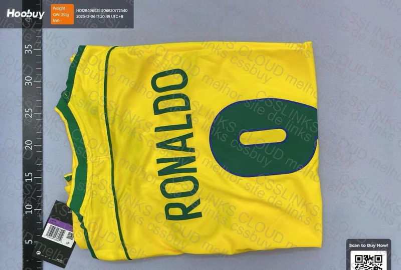 Brazil Retro 1998 Ronaldo Jersey