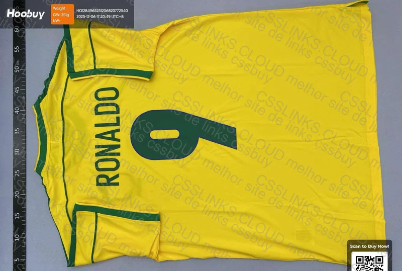 Brazil Retro 1998 Ronaldo Jersey 3
