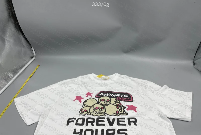Broken Planet T-shirt (with measurements) 2