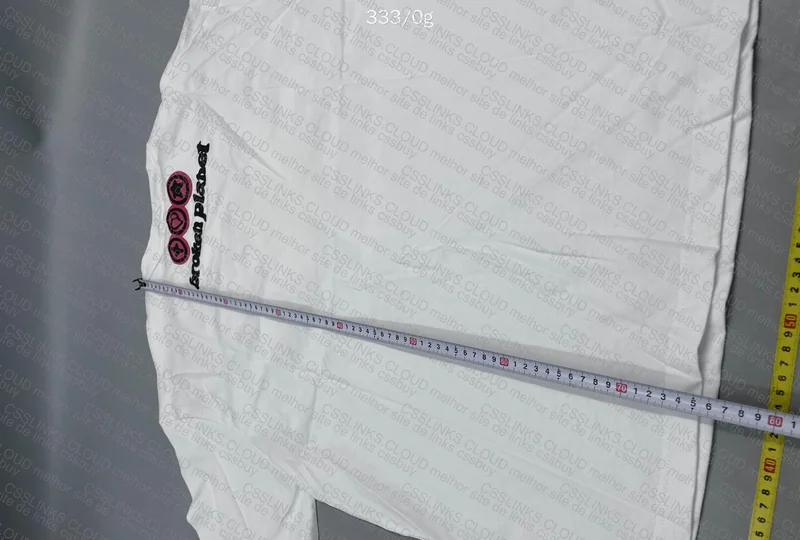 Broken Planet T-shirt (with measurements) 6