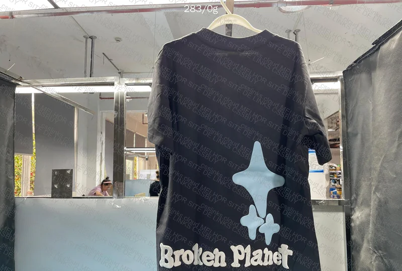 Broken Planet T-shirt (With Measurements) 2