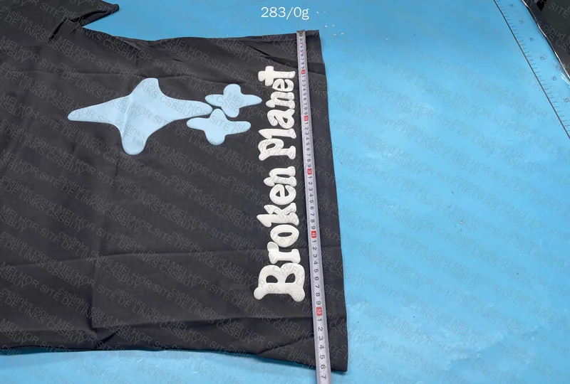 Broken Planet T-shirt (With Measurements) 4