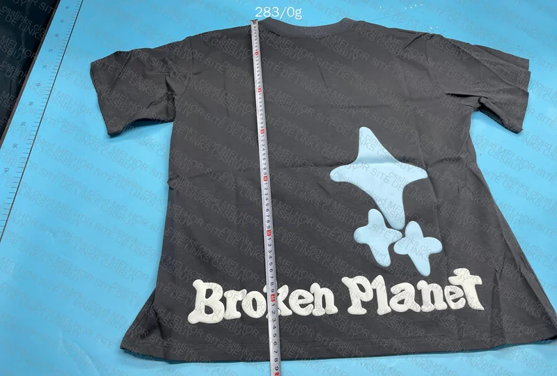 Broken Planet T-shirt (With Measurements) 5