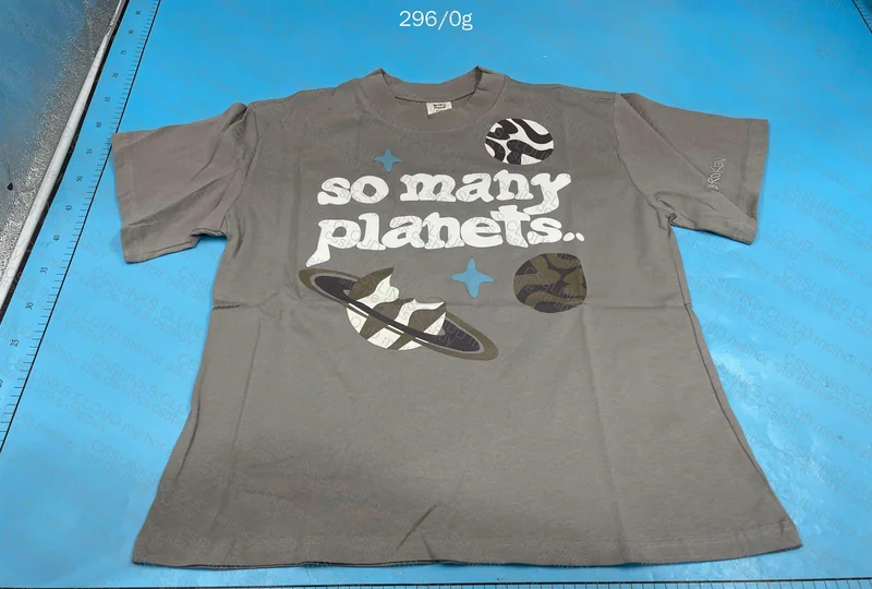 Broken Planet T-shirt (With Measurements) 5