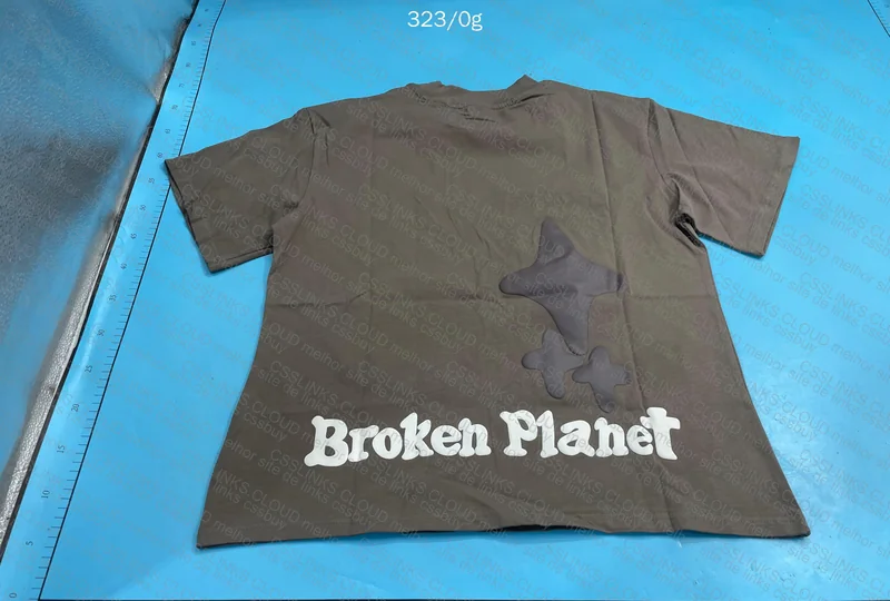 Broken Planet T-shirt (With Measurements)