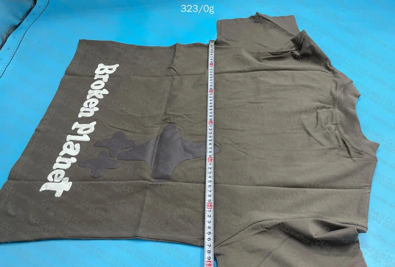 Broken Planet T-shirt (With Measurements) 7