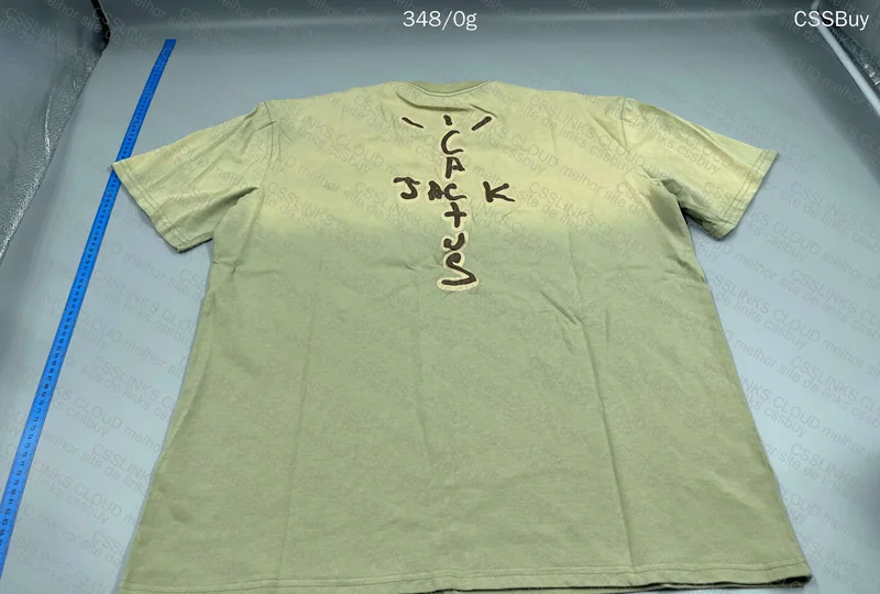 Cactus Jack Grey Green T-Shirt