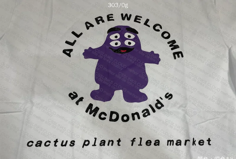 Cactus Plant Flea Market x McDonald's (Chico Moedas) T-Shirt 5