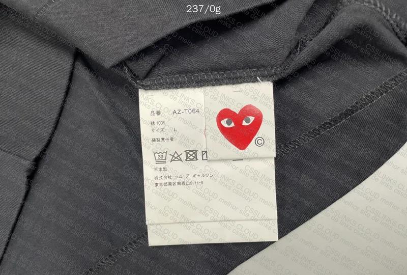CDG Black Heart T-Shirt (repsbrothers) 5