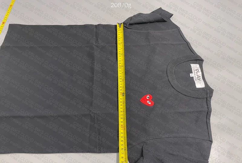 CDG T-Shirt (With Measurements) 9