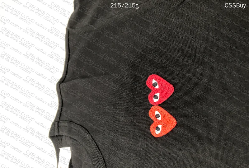 CDG Double Heart T-Shirt 4