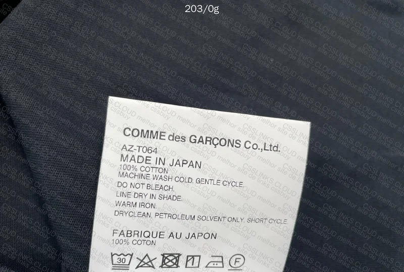 Black CDG T-Shirt with Black Heart 5