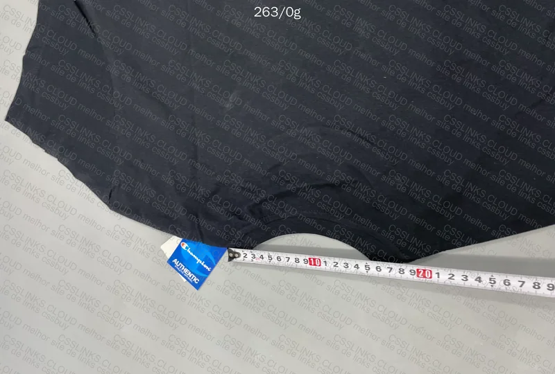 Champion T-Shirt - With Measurements 6