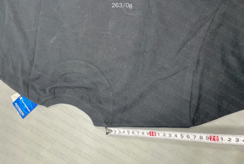 Champion T-Shirt - With Measurements 8