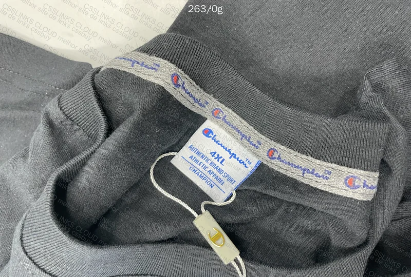 Champion T-Shirt - With Measurements 9