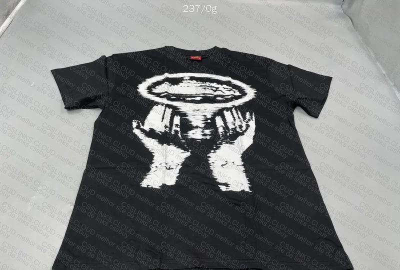 Corteiz Hands T-Shirt (with measurements) Black