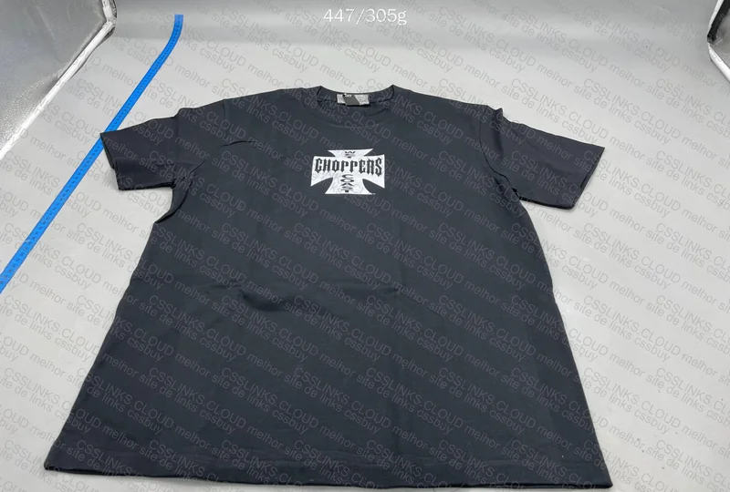 Braia - West Coast Choppers T-Shirt with Measurements 2