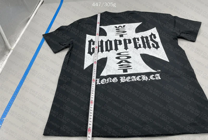 Braia - West Coast Choppers T-Shirt with Measurements 5