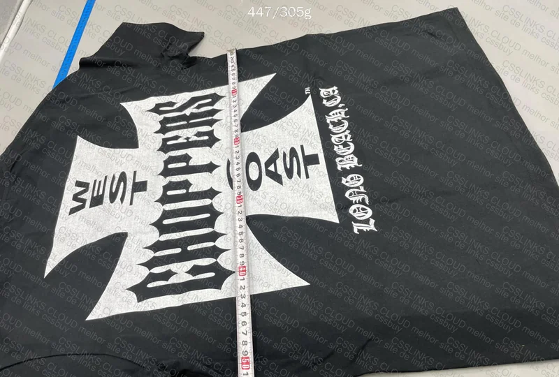 Braia - West Coast Choppers T-Shirt with Measurements 8