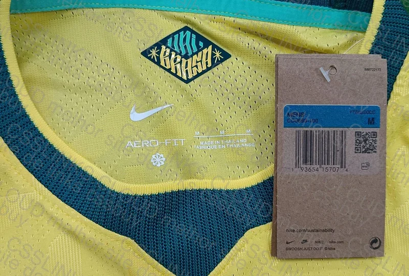 Camiseta do Brasil versão jogador GL ou RL 4