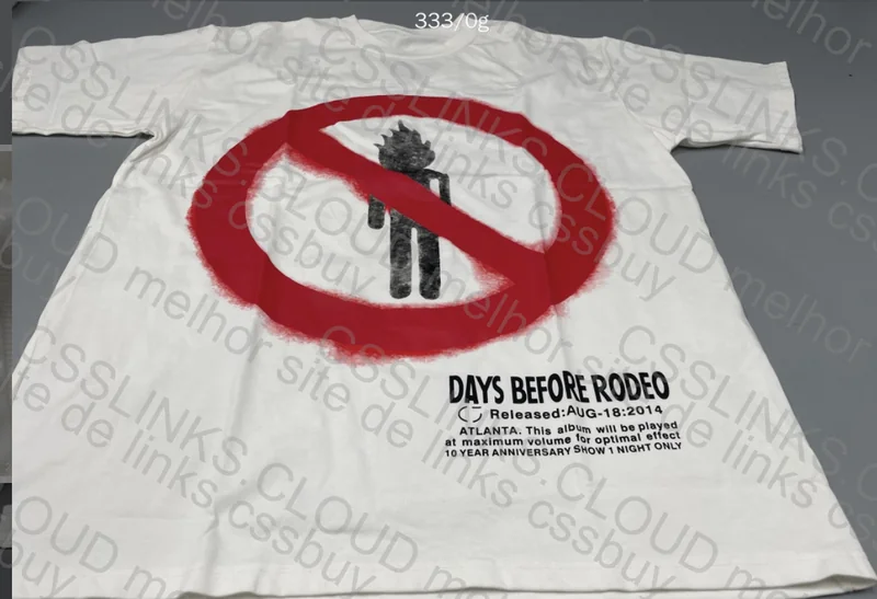 Travis Scott Days Before Rodeo T-Shirt 2