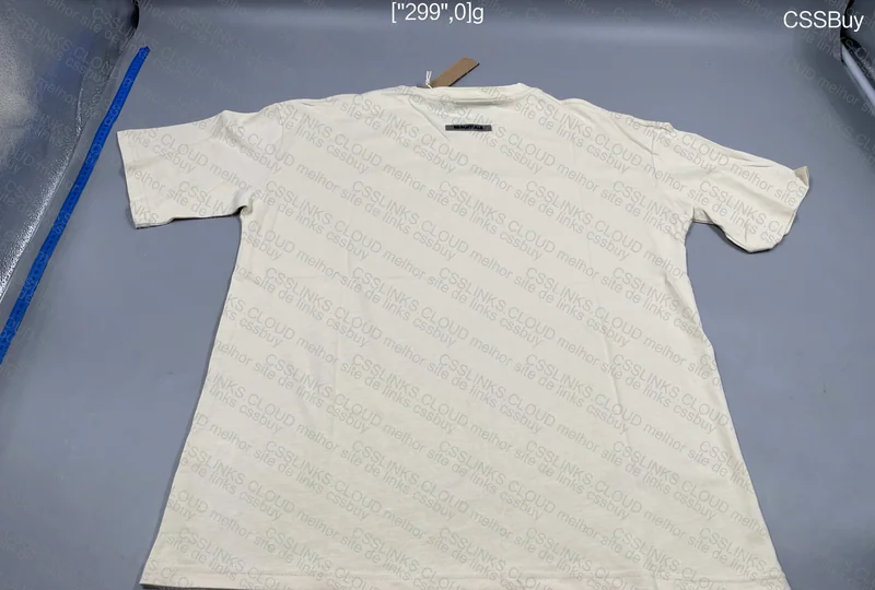 Essentials Beige T-Shirt 4