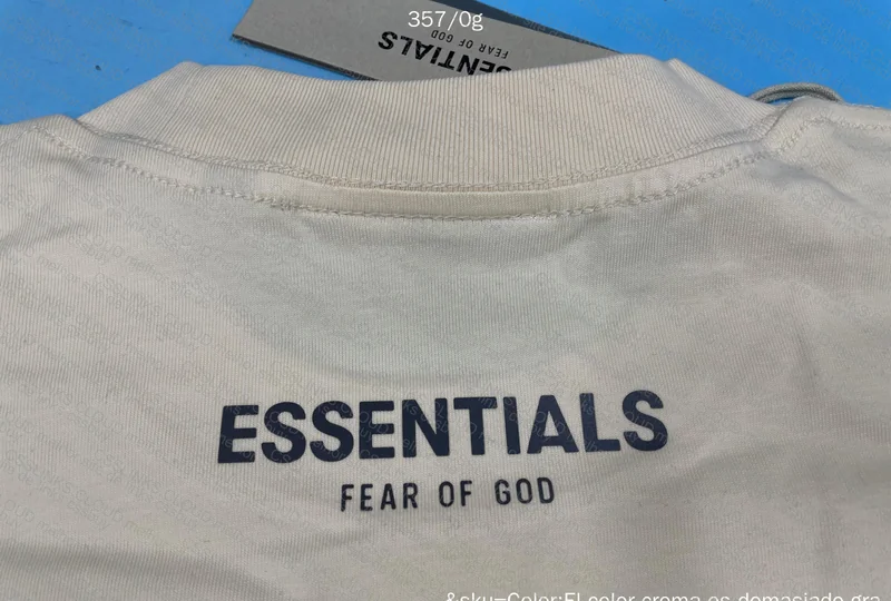ESSENTIALS FOG Off White T-Shirt 5