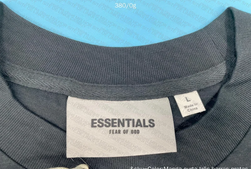 ESSENTIALS FOG Black T-Shirt 4