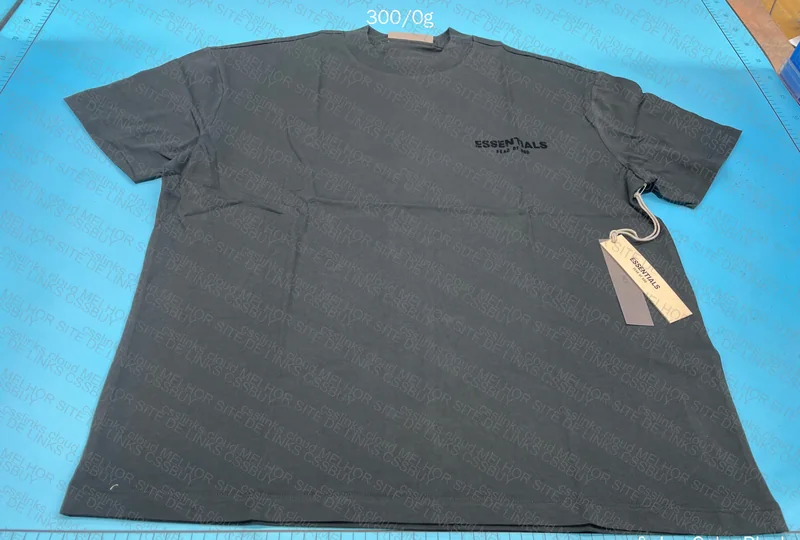 Essentials FOG Black T-Shirt (With Measurements)