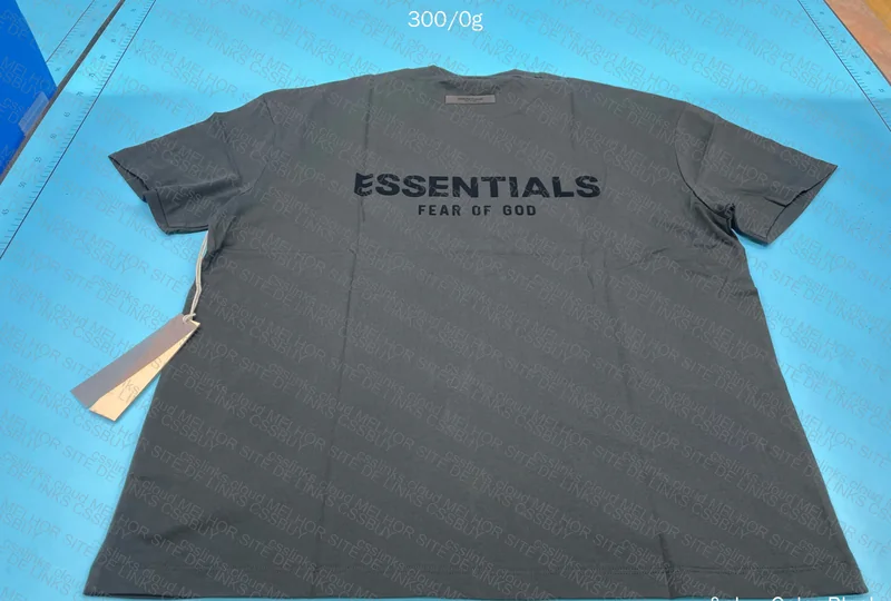 Essentials FOG Black T-Shirt (With Measurements) 2
