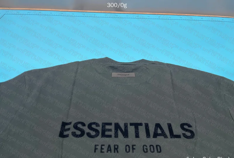 Essentials FOG Black T-Shirt (With Measurements) 6