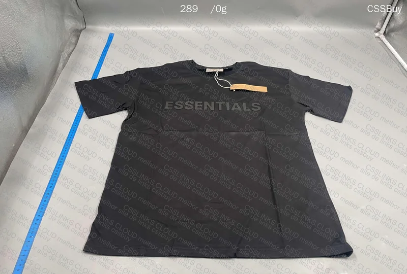 Essentials Black T-Shirt 2