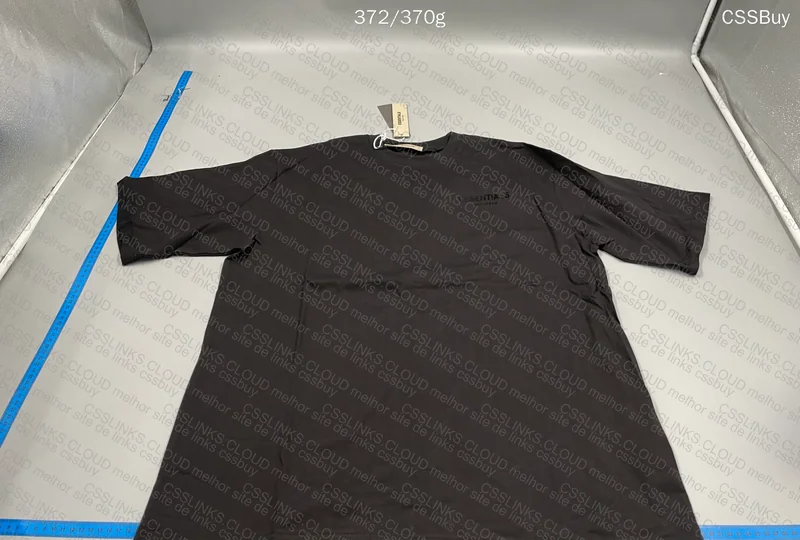 Essentials Black T-Shirt 2