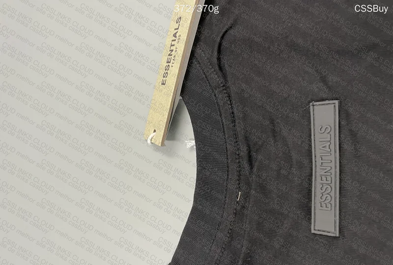 Essentials Black T-Shirt 3