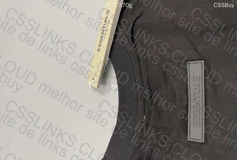 Essentials Black T-Shirt 5
