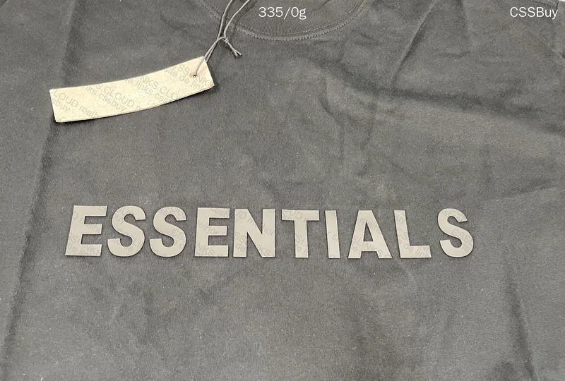Essentials Black T-Shirt 2