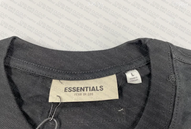 Essentials Black T-Shirt 3