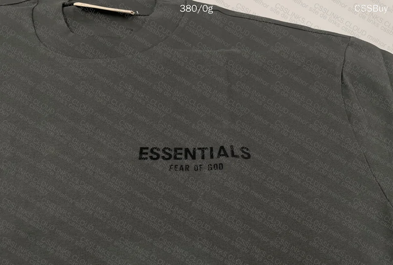 Essentials Black T-Shirt 2