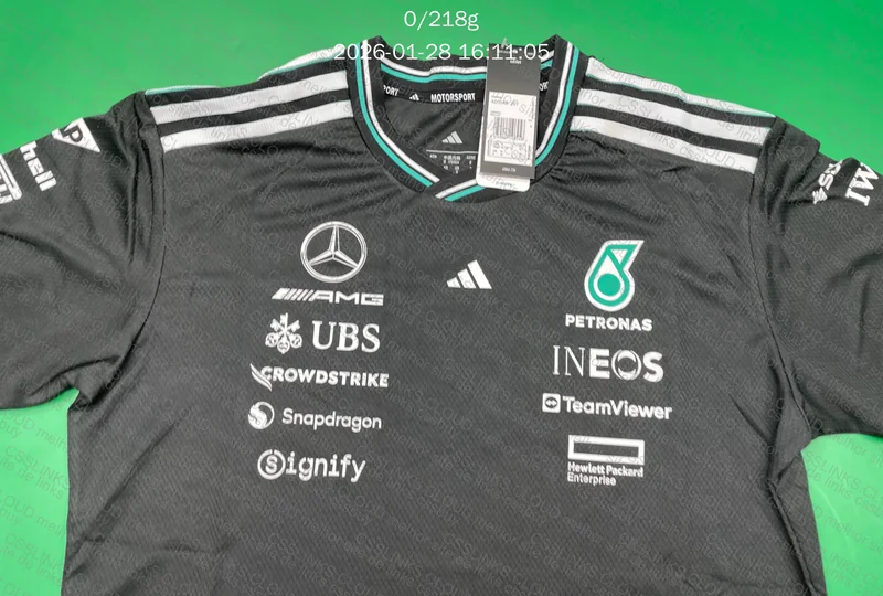 Camiseta f1 Mercedes AMG Petronas 2025 4