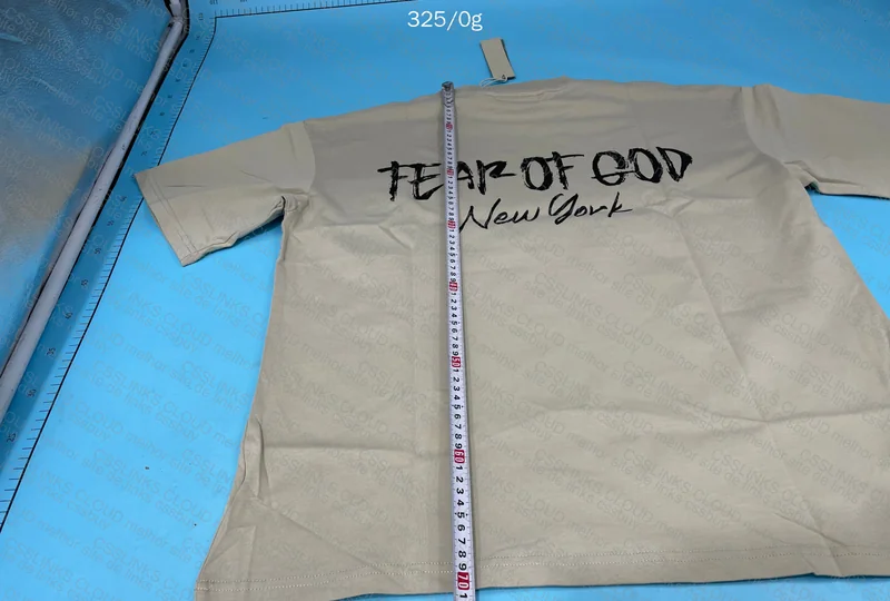 FOG T-Shirt with Measurements 5