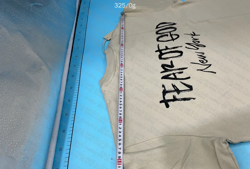 FOG T-Shirt with Measurements 8