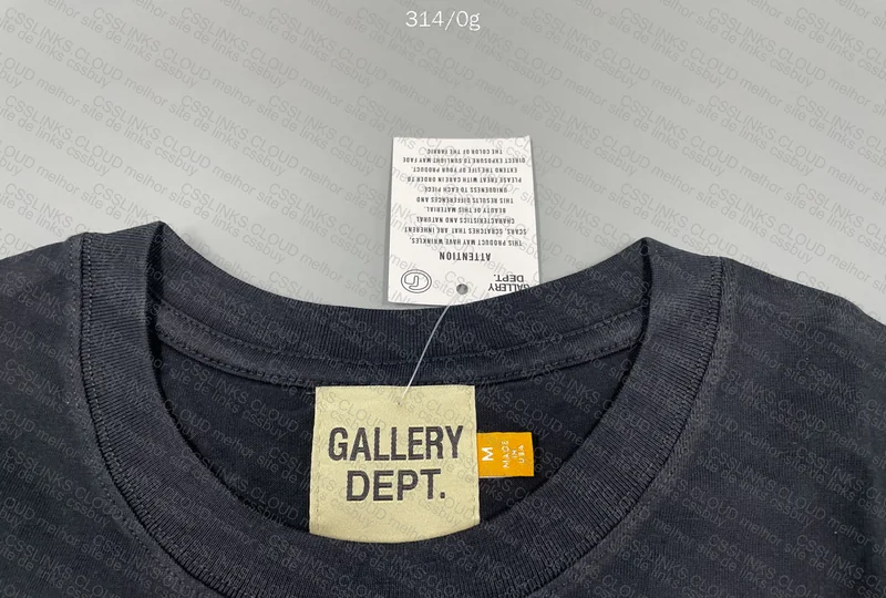 Galery Dept T-shirt with Measurements 2