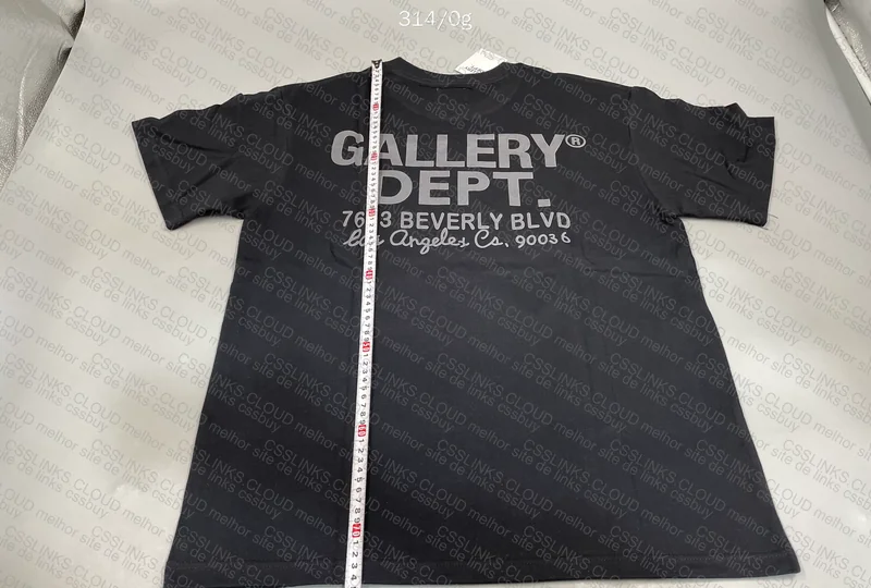 Galery Dept T-shirt with Measurements 5