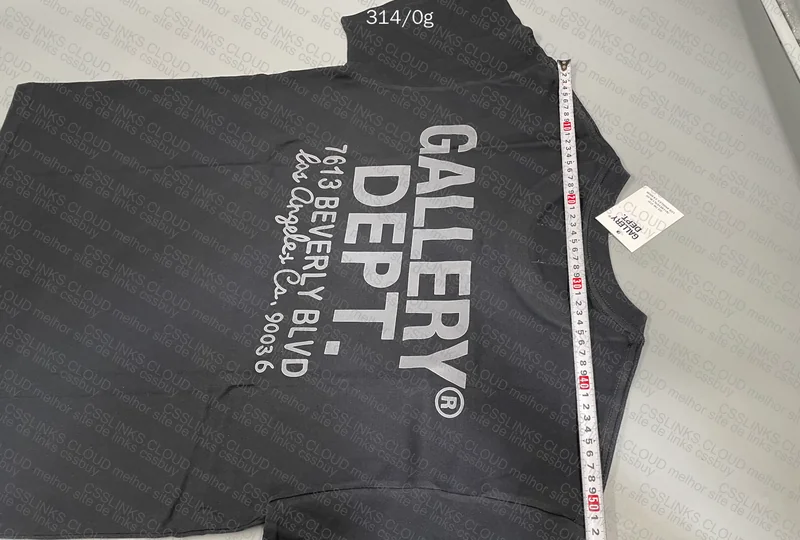 Galery Dept T-shirt with Measurements 6