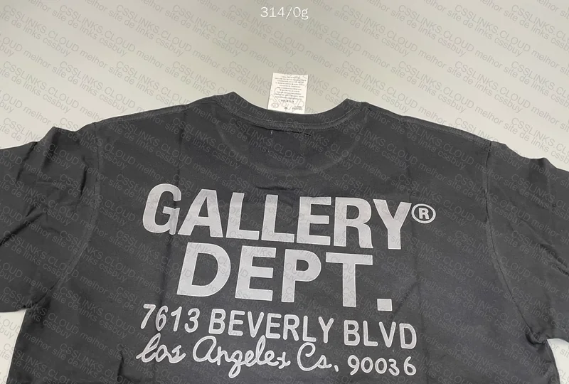 Galery Dept T-shirt with Measurements 7